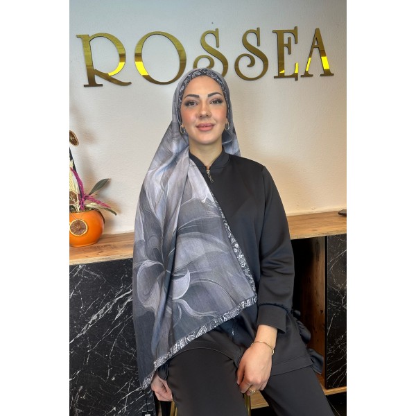 Desenli Bambu Şal 029G